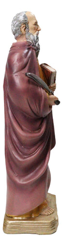 Christian Apostle Disciple of Jesus Saint Bartholomew Martyr Figurine 8"H