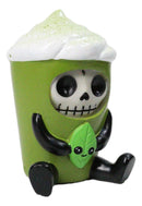 Furry Bones Matchiko Green Tea Leaf Matcha Drink Skeleton Figurine Furrybones