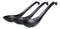 Pack Of 6 Matte Black Melamine Asian Noodle Soup Spoons With Ladle Hook Ends