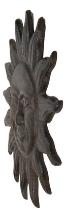 Belenos Sun God Cast Iron Stepping Stones Set of 3 Radiant Sun Face Garden