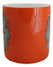 Orange Svadhishthana Sacral Chakra Zen Flower Of Life Mandala Circle Ceramic Mug