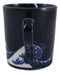 Pack Of 4 Made In Japan Navy Blue Japanese Hokusai Great Wave Of Kanagawa Mugs