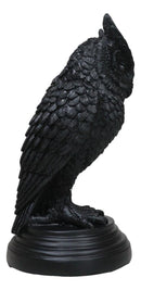 Mystical Wicca Gothic Owl Of Astrontiel Candlestick Candle Holder Figurine