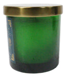Wicca Witchcraft Mystic Tarot The Sun White Sage Scented Pillar Candle Gold Lid