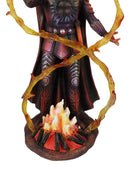 Fire Elemental Horned Wizard Sorcerer Demoniac Summoning Hellfire Magic Figurine