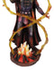 Fire Elemental Horned Wizard Sorcerer Demoniac Summoning Hellfire Magic Figurine