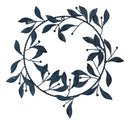 Set of 4 Large 17" Colorful Metal Tree of Life Floral Wreath Medallion Circle