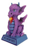 Violet Drake Koan Cartoon Chibi Dragon Fantasy Figurine She's Cute But Fierce