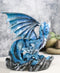 Eternal Guidance Mother Air Elemental Dragon with Baby Hatchling Figurine