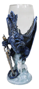 Ruth Thompson Elemental Dragon Alpha Blade Sword Glass Wine Goblet Chalice Cup