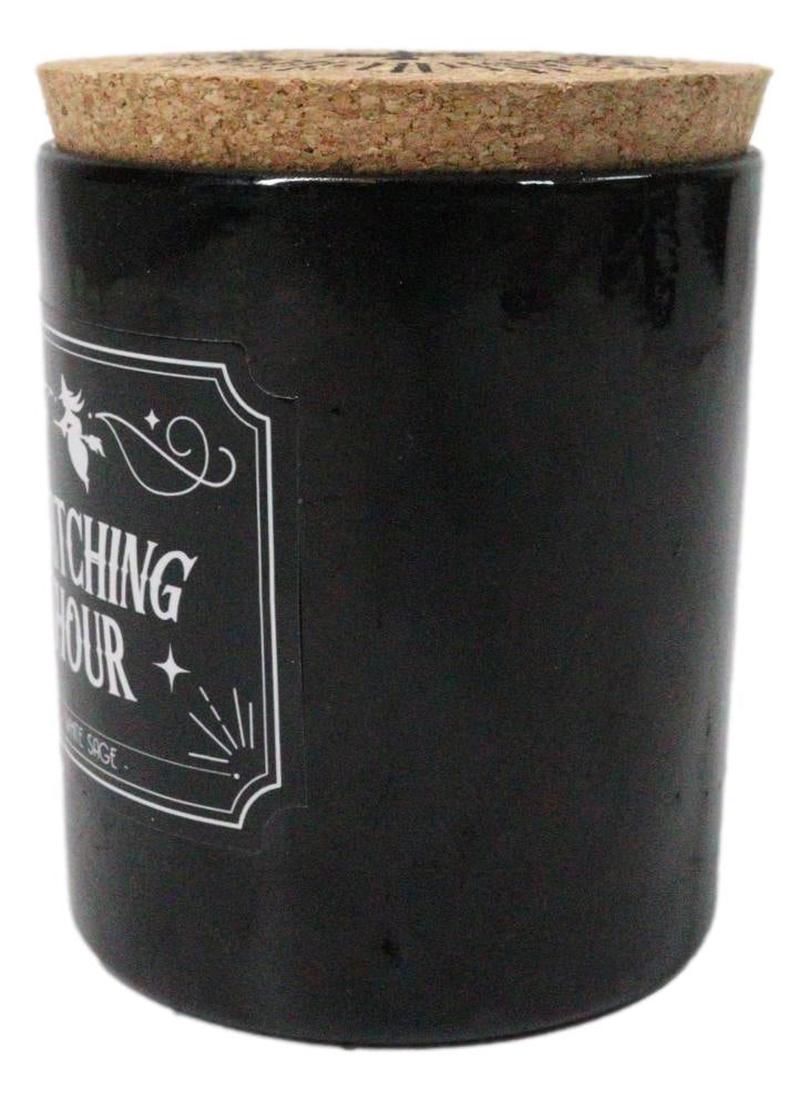 Wicca Midnight Ritual Witching Hour White Sage Pillar Candle Home Fragrance