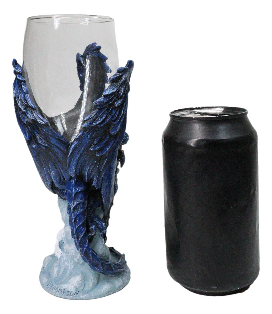 Ruth Thompson Elemental Dragon Alpha Blade Sword Glass Wine Goblet Chalice Cup
