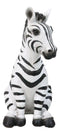 Wildlife Nature Safari Savanna Equid Zebra Horse Foal Sitting Figurine