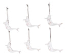 Set Of 6 Antique White Ocean Marine Mermaid Wall Hanging Decor Tree Ornaments