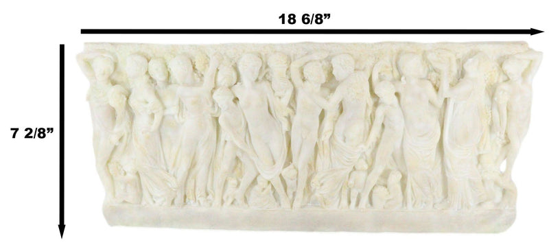 Gardner Museum Farnese Sarcophagus Revelers Gathering Grapes Wall Plaque Relief