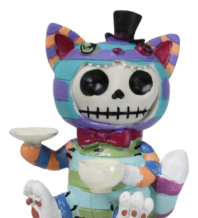Furry Bones Whimsical Wonderland Cheshire Cat Alice Decor Figurine Furrybones