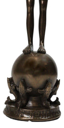 Greek God of The Forest Shepherds and Nature Pan of Rohallion W/ Flutes Figurine