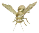 Wild Life Art Realistic Bumble Bee Insect Faux Taxidermy Golden Sculpture 7.5"L