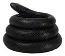 Pack Of 2 Witchcraft Dark Magic Black Coiled Snake Tea Light Votive Candleholder