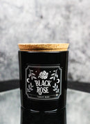 Wicca Midnight Ritual Black Rose Twilight Blush Pillar Candle Home Fragrance