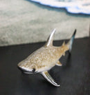 Marine Wildlife Apex Predator of The Deep Great White Shark Swimming Figurine