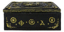 Astrology Psychic Eye Of Providence Sacred Symbols Wicca Tarot Cards Trinket Box
