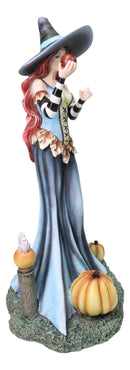 Amy Brown Halloween Pumpkins Ritual Poison Apple Witch Fantasy Magic Figurine