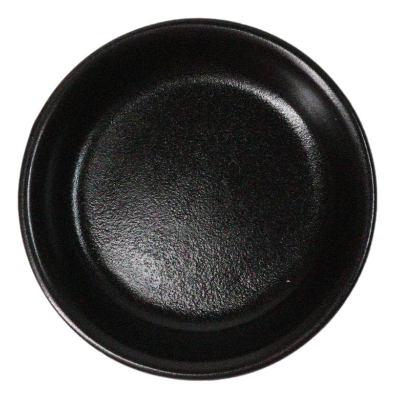 Pack Of 6 Ceramic Kokuyo Black Soy Sauce Oil Condiment Round Dishes Bowls 1.5oz