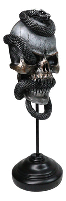 Cult Of Canaan Serpent Skull Masque Ornament On Pole Stand Or Wall Sculpture