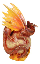 Celestial Solar Sun Galaxy Planet Terrestrial Guardian Fire Dragon Figurine