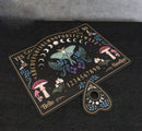Dark Forest Mushrooms Luna Moth Spirit Ouija Talking Board With Planchette Set