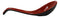 Contemporary Red Black Melamine Asian Soup Spoons With Ladle Hook Pack Of 6 Set