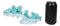Winter Wonderland Ice Blue Baby Dragons On Frozen Bridge Glacier Rock Figurine