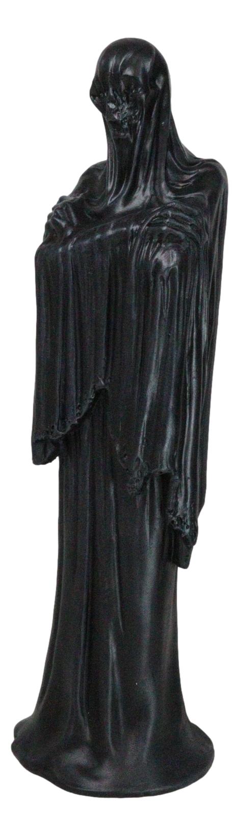 The Boogeyman Black Death Grim Reaper Wearing Long Cloak Robe Garment Figurine