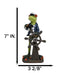Marine Bon Voyage Sailor Captain Frog Holding Wheel Helm and Binoculars Figurine