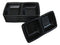 Pack Of 6 Black Silk Melamine 2 Partition Condiment Sauce Dipping Bowl or Dishes