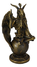 Eliphaz Levi Winged Sabbatic Goat Baphomet Skeleton Bone Creature Figurine