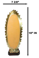 Our Lady of Guadalupe With Mandorla of Rays Mother Mary Catholic Figurine 18"H