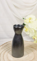 Pack Of 6 Porcelain Iron Black Tetsu Kesho Japanese Wine Sake Tokkuri Flasks