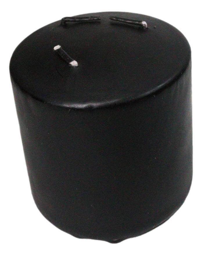 Set Of 2 Apothecary Wicca Vampire Tears Black Scented Pillar Candles Red Wax