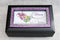 February Amethyst Birthstone Faithfulness And Wisdom Black Musical Trinket Box