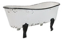 Western Country Rustic Metal Freestanding Bathtub Replica Decor 10"L