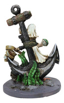 Day Of The Dead Skeleton Wedding Bride and Groom Anchored in Love Figurine