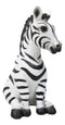 Wildlife Nature Safari Savanna Equid Zebra Horse Foal Sitting Figurine