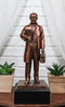 Medical Professional Physician Male Doctor Bronzed Resin Statue With Base Stand