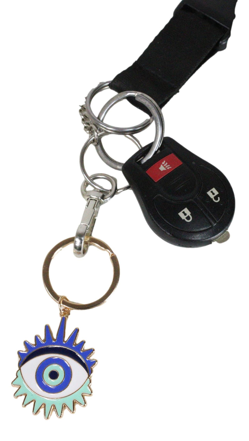 Set Of 2 Wicca New Age Metaphysical All Seeing Eye Of Protection Keychain Charms