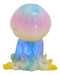 Nautical Colorful LED Glow Light Acrylic Resin Jellyfish Sea Jellies Figurine