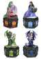 Spring Fall Summer Winter Seasons Friendship Fairy With Dragon Trinket Boxes Set