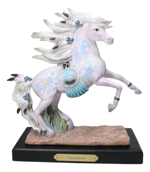Native American Thunderbird Horse Western Decor Figurine By Laurie
