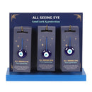 Metaphysical All Seeing Eye Of Protection 24 Talisman Charms With Display Stand